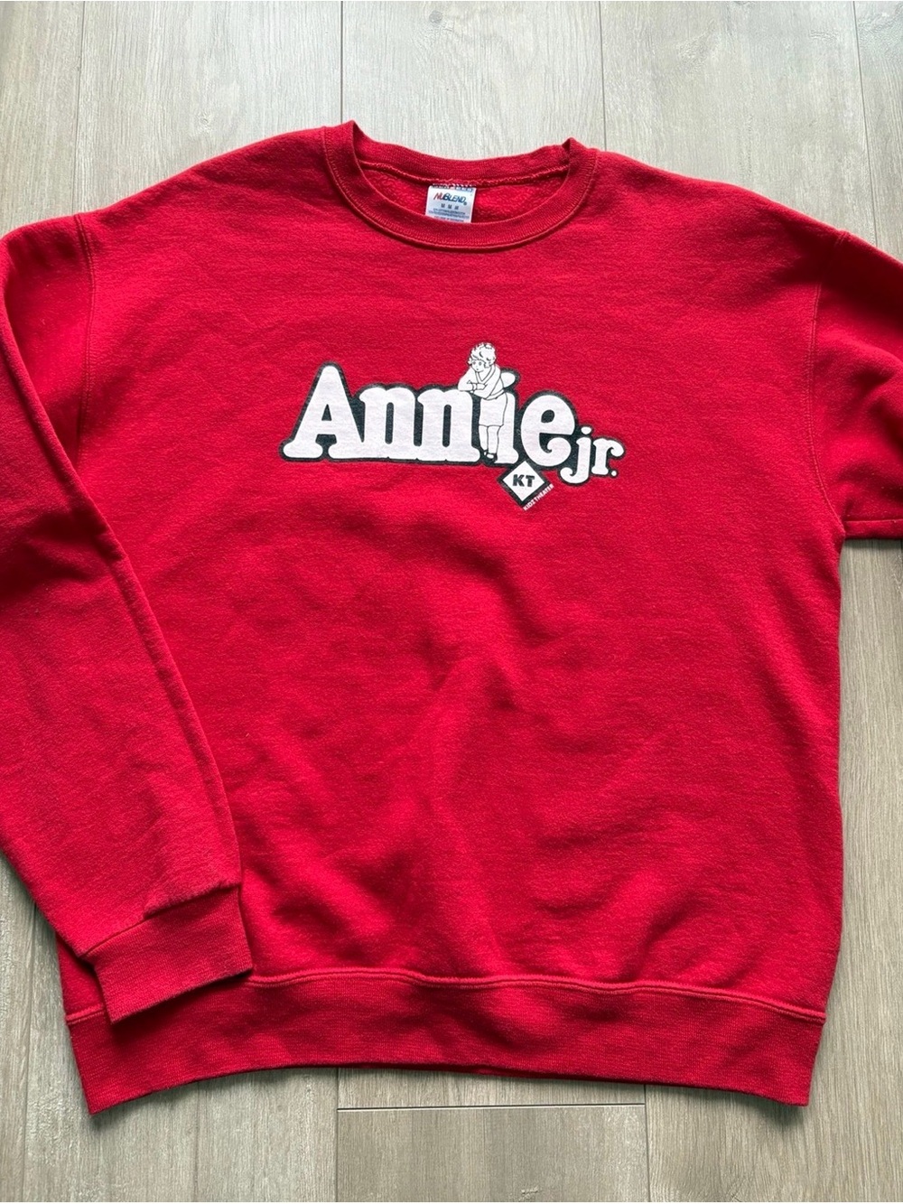 Vintage Annie Jr. Red Crewneck Sweatshirt